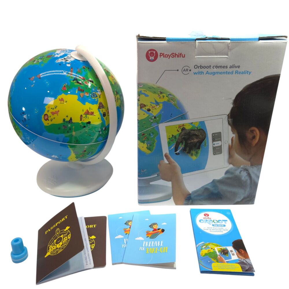 PlayShifu Orboot Earth Interactive AR Globe Educational STEM Learning Toy Box